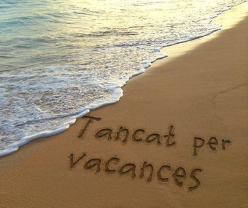 Tancat per vacances