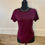 Thumbnail: Burgundy Short Sleeve Bodysuit