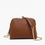 Thumbnail: Kiva Brown Snap Pouch Crossbody w/Chain Strap