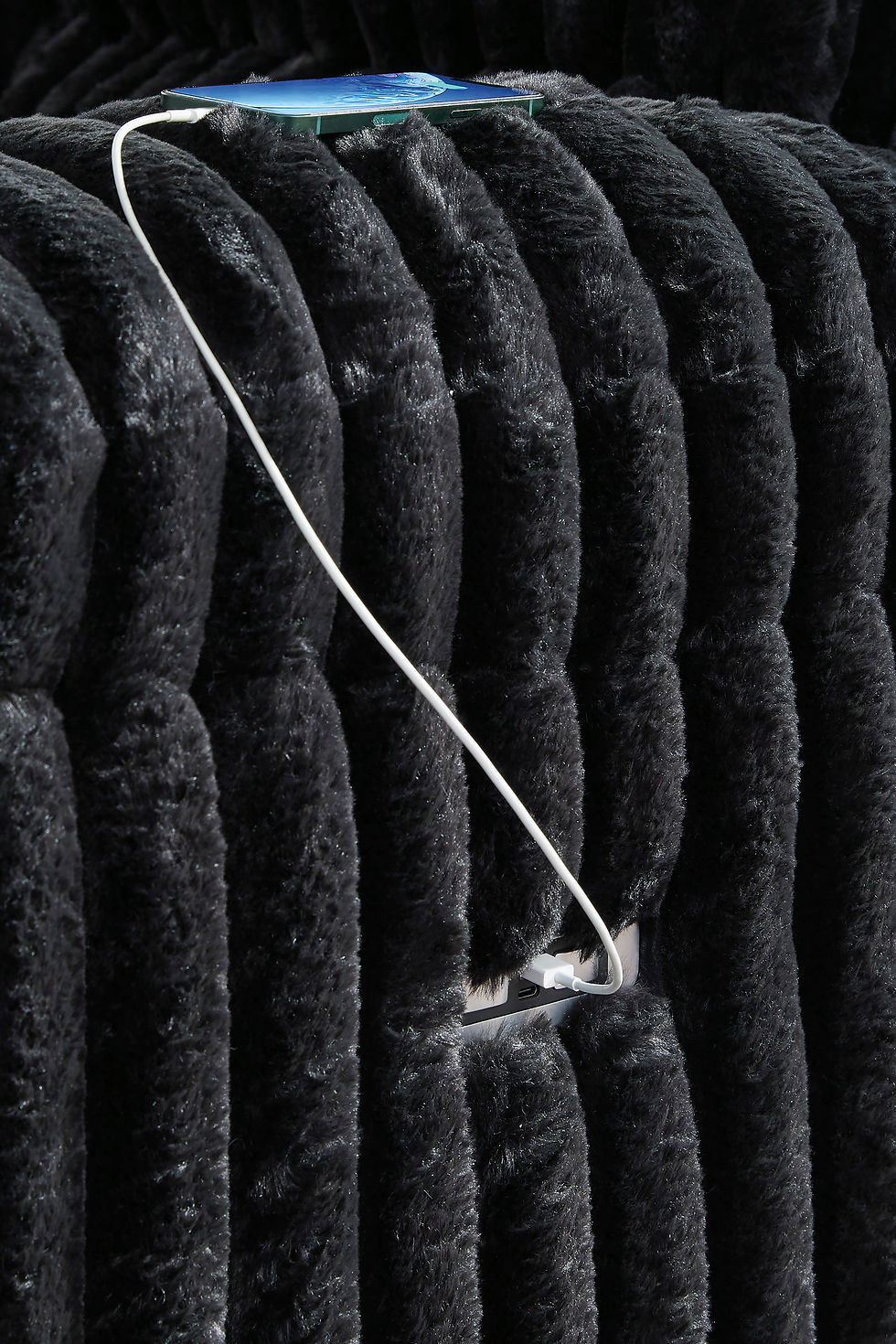Miniatura: Sofá con 2 reclinables eléctricos y droptable 4280599 Ashley Furniture