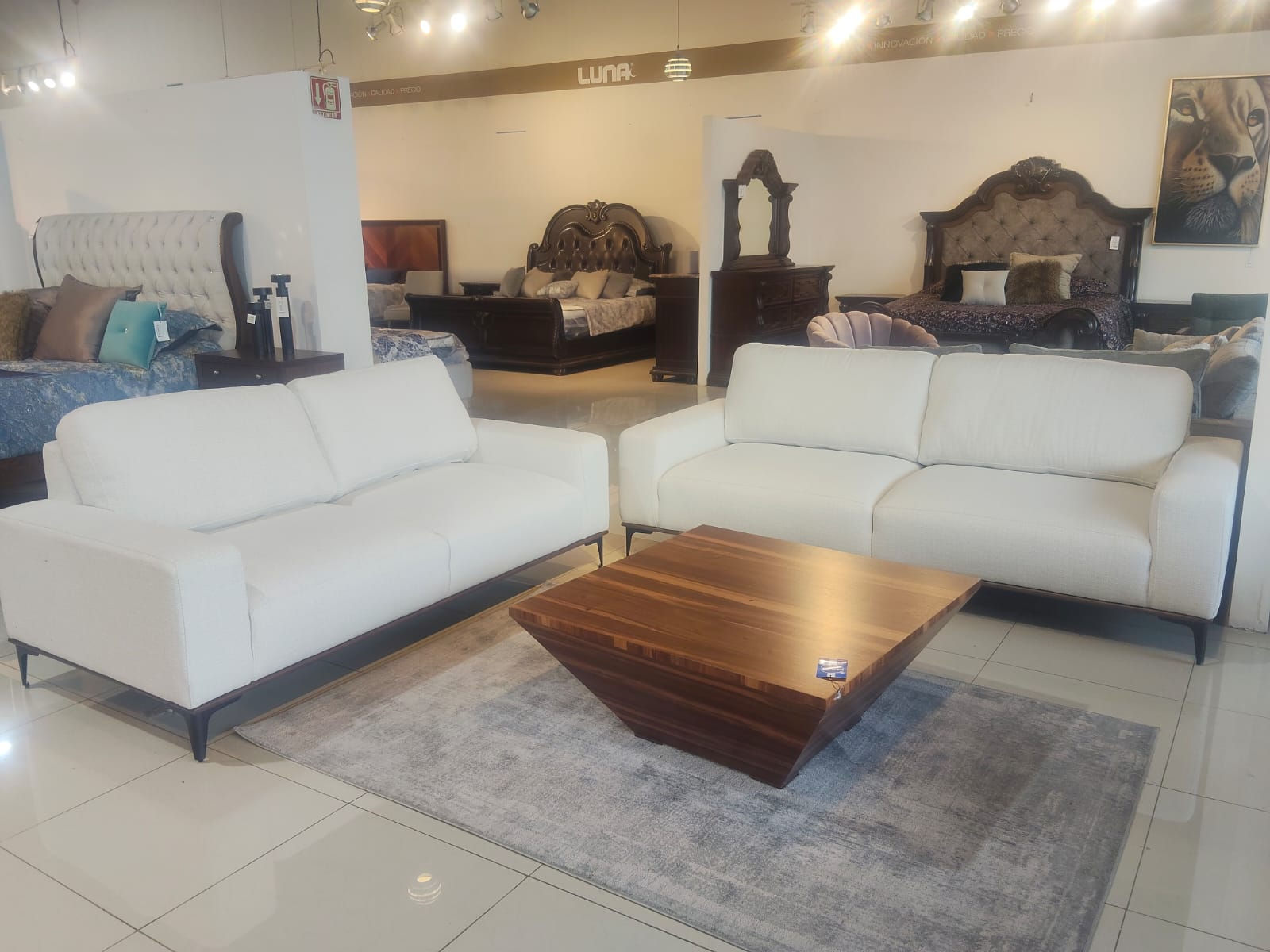 Sofá y Love seat Burati Liz Muebles