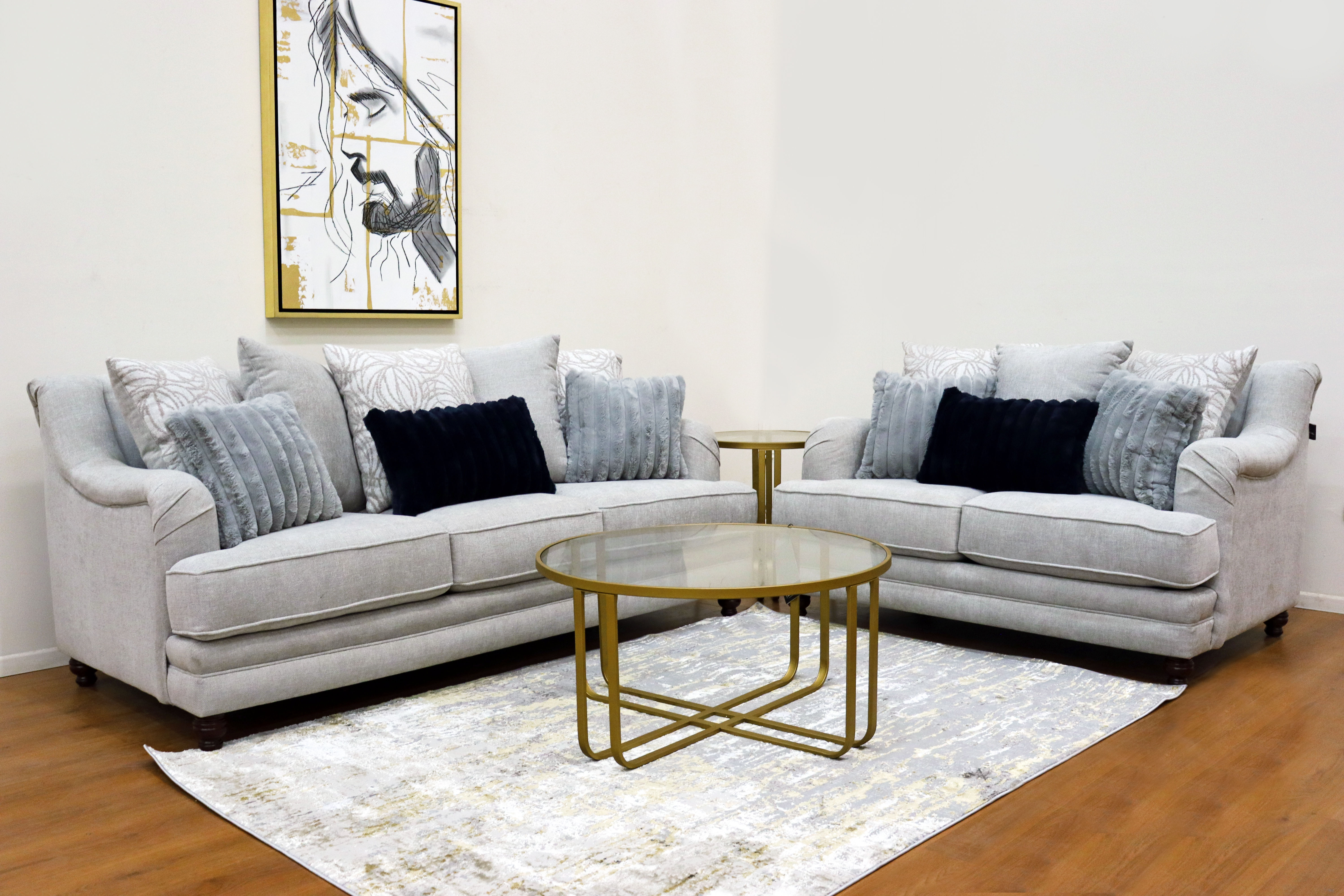 Sala 3-2 Sofá y Love seat Carter