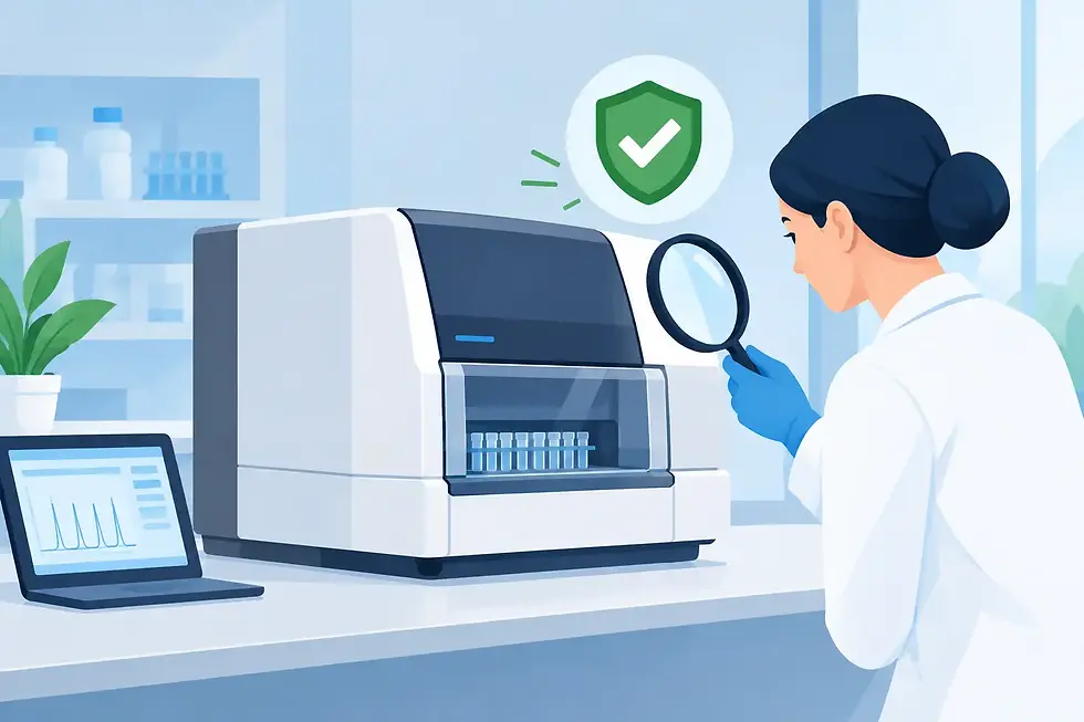 Como verificar autenticidade de um bioanalisador