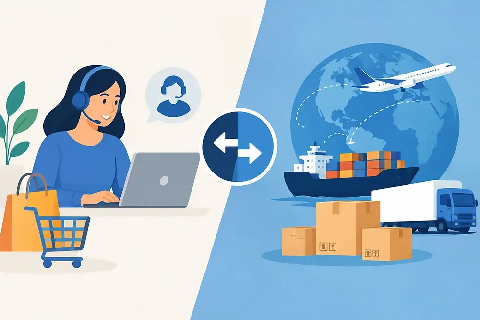 Compra com suporte versus importação: o que muda