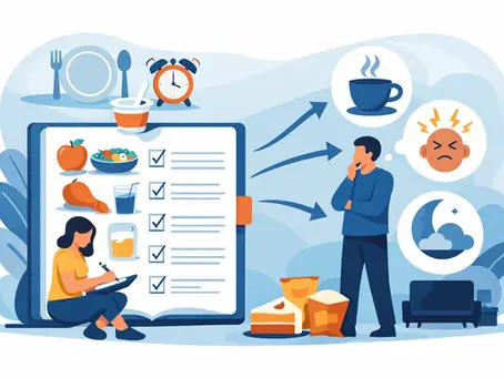 Como montar diário alimentar e achar gatilhos