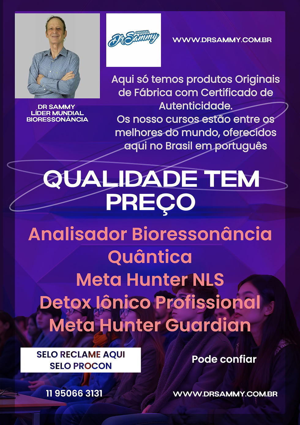 Miniatura: Dr Sammy - Aparelho Profissional PC Scanner + Curso Análise Frequencial