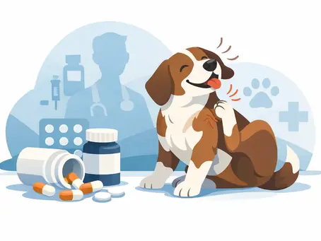 Medicamento pode causar coceira canina em cães?