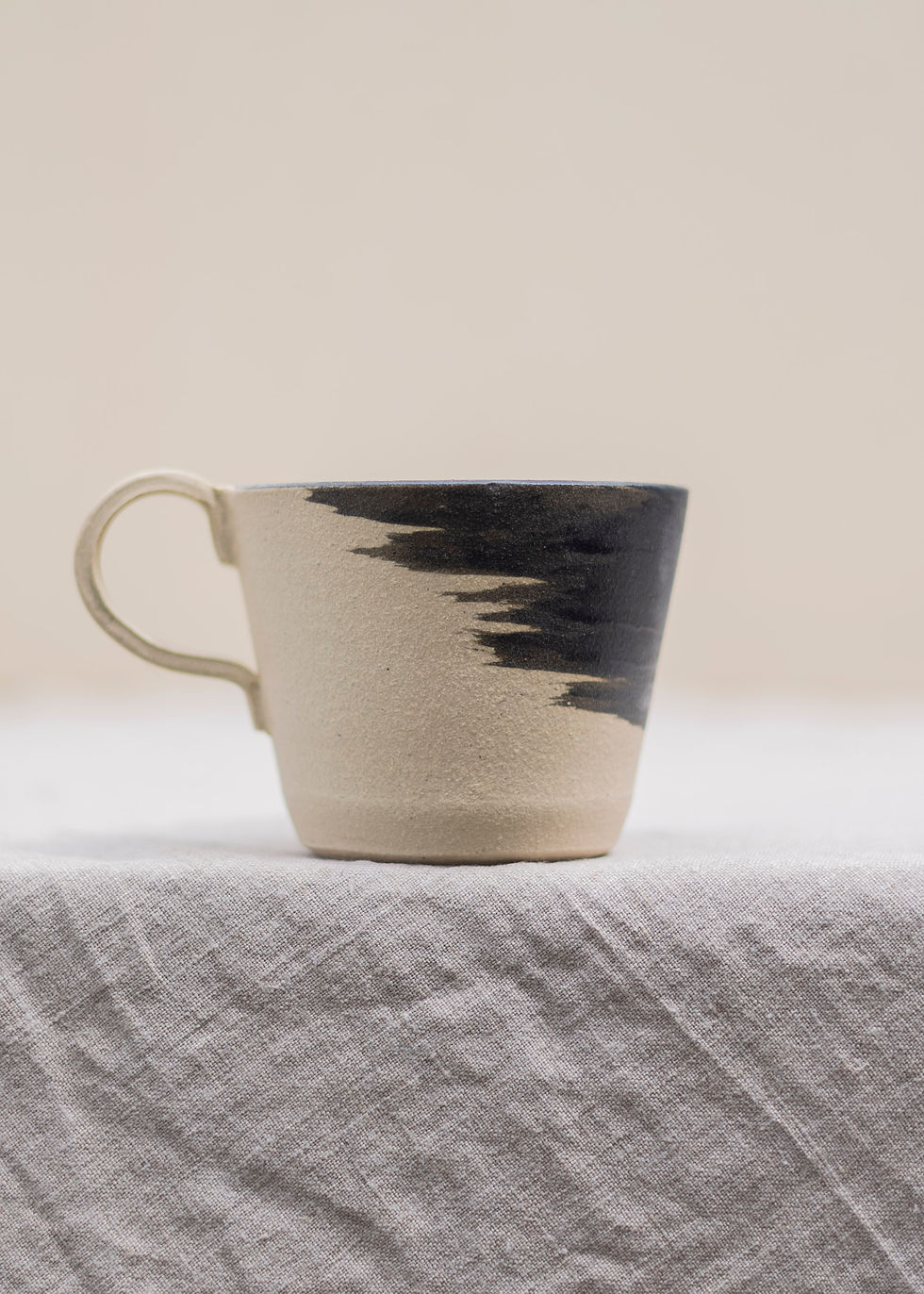 Thumbnail: 10 oz Mug - Charcoal Brush