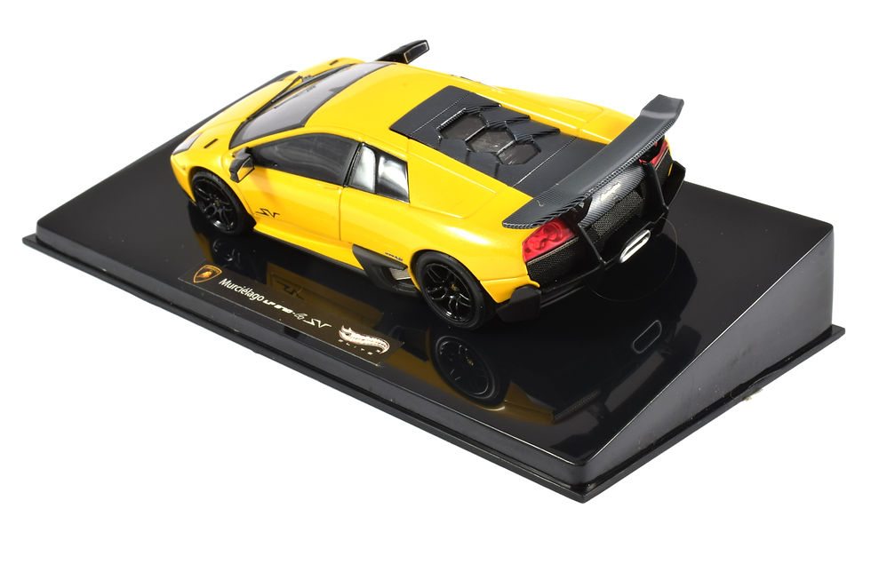 1/43 Lamborghini Murcielago LP670-4 SV Yellow 2009 Hot Wheels Elite Limited T6934