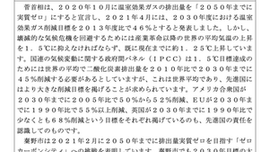 温室効果ガス削減目標
