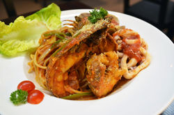 Crayfish pasta
