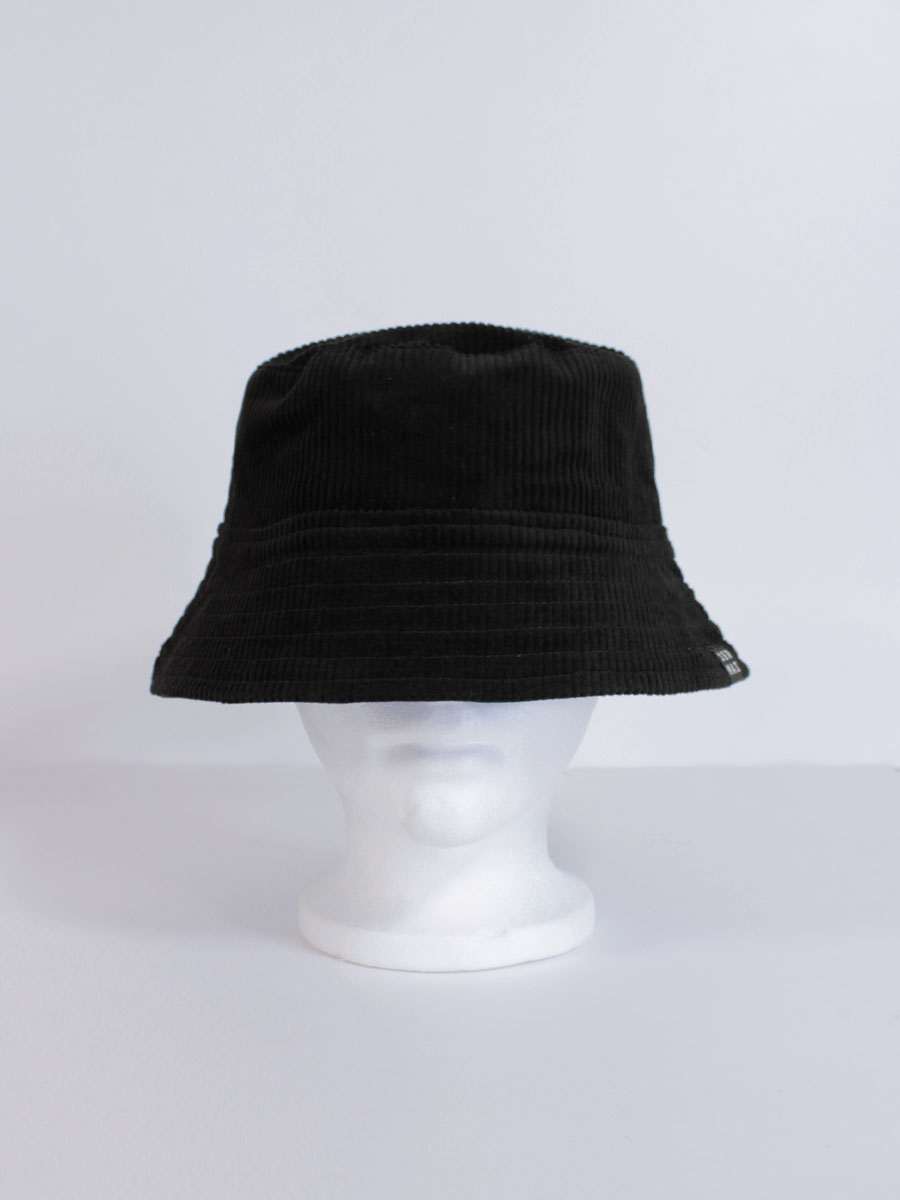 Bucket Hat Black Corduroy