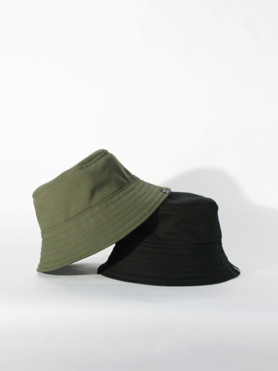 Reversible Bucket Hat in Olive Green/Black