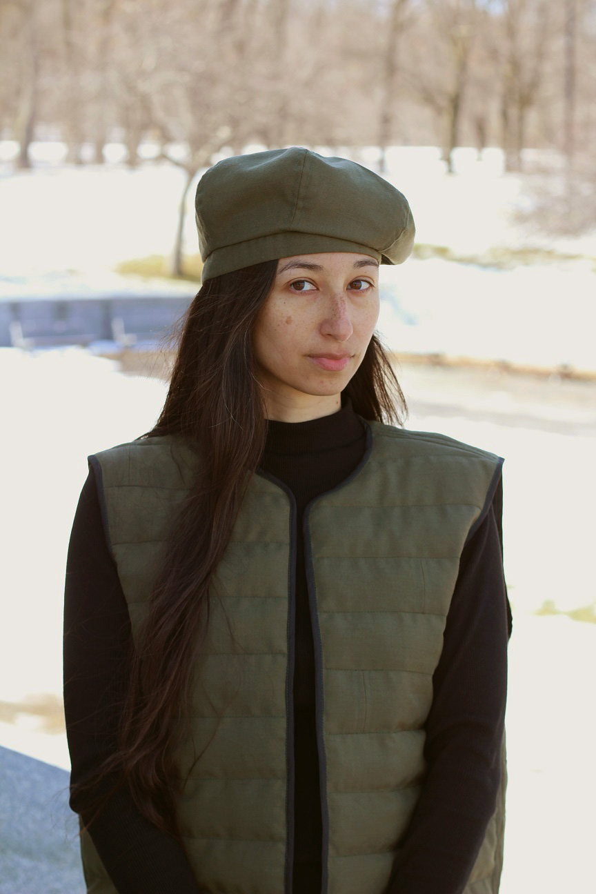Beret in Olive Green