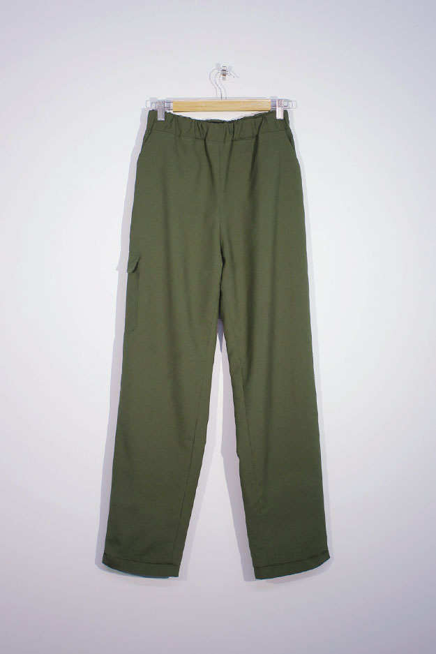 Cargo Pants in Olive Green