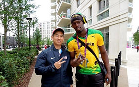 Dr. Ho & Usain Bolt in London