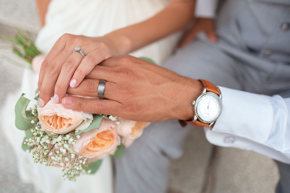 Wedding Rings Close-Up