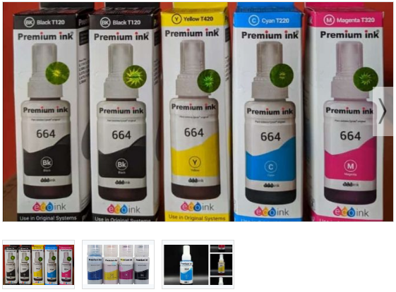 CUPÓN DE COMPRA POR EL 40% EN UNO, DE TINTA GENÉRICA PARA EPSON 664