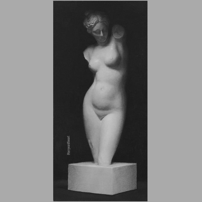 Venus on a pedestal