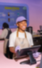 Happy employee