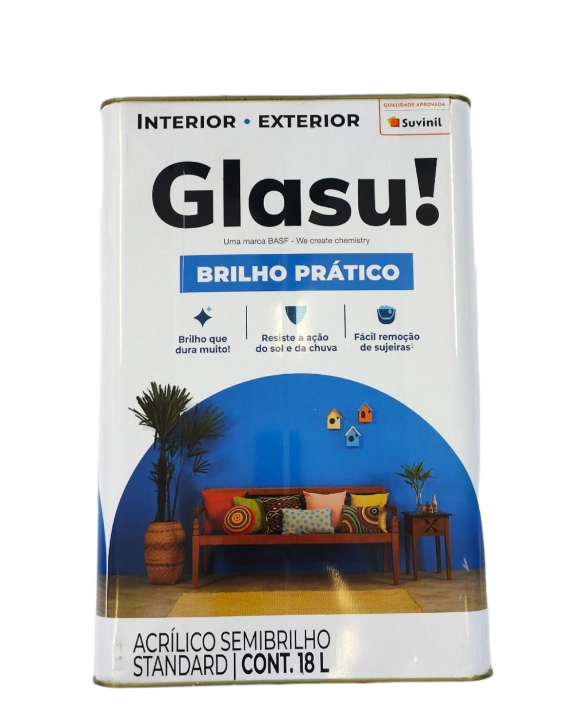 Glasu Brilho Pratico 18L - Branco