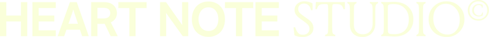 HEART NOTE STUDIO© - green