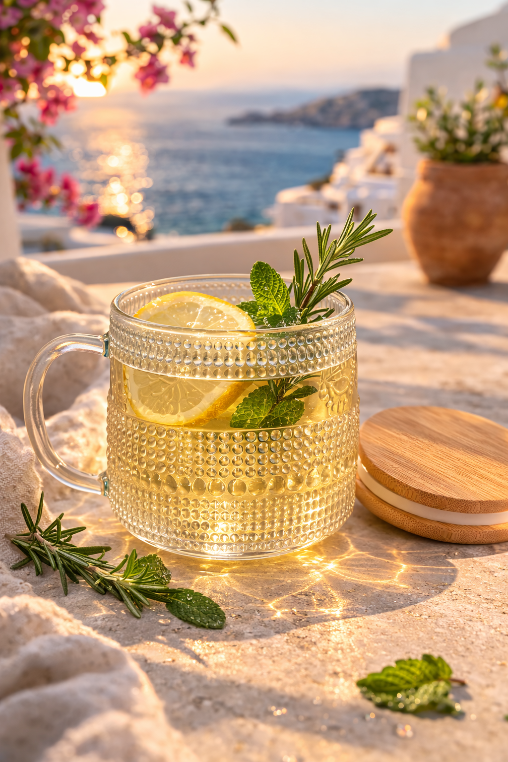 Round Dot Vintage Tea Mug