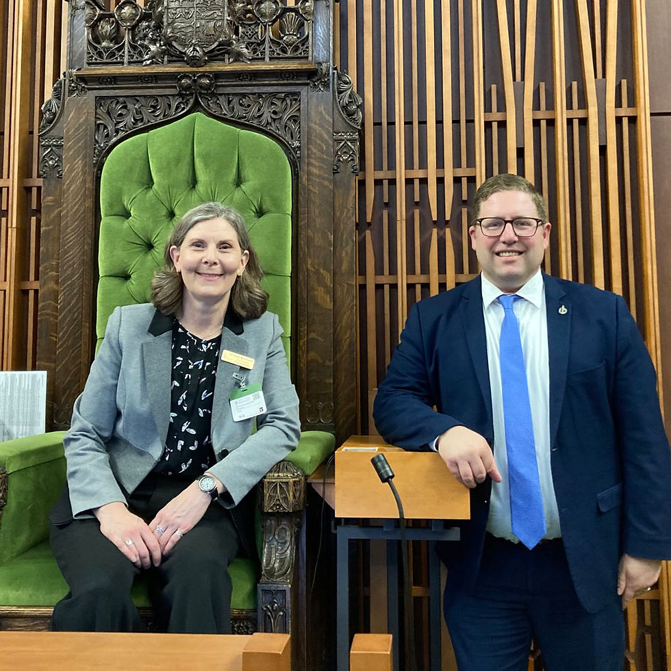 John Nater, speaker's chair