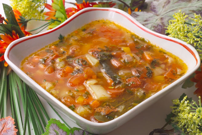 Суп фасолевый быстрый