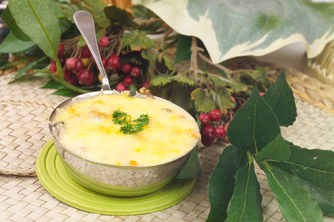 Жульен с морепродуктами