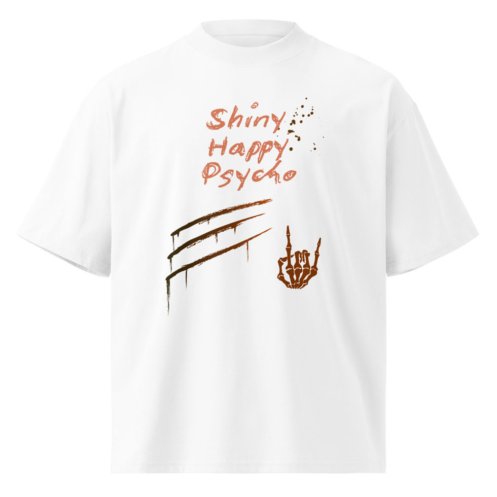 Thumbnail: Unisex organic oversized high neck t-shirt