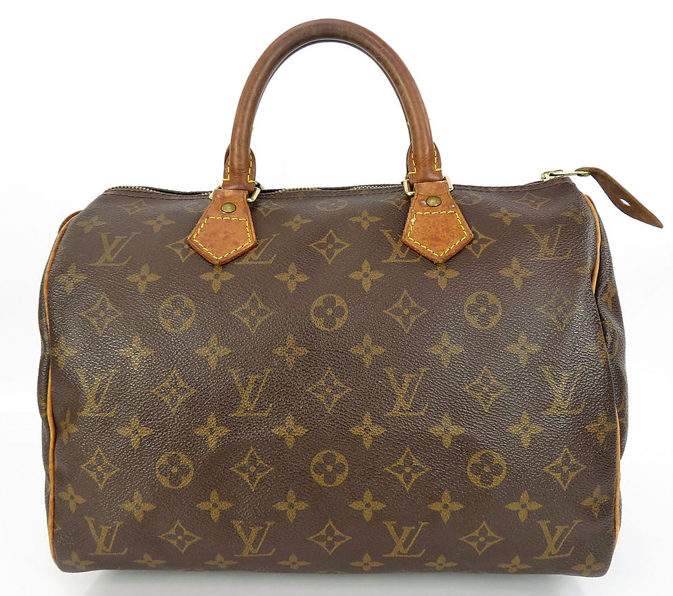 Thumbnail: Authentic LOUIS VUITTON Speedy 30 Monogram Boston Handbag Purse