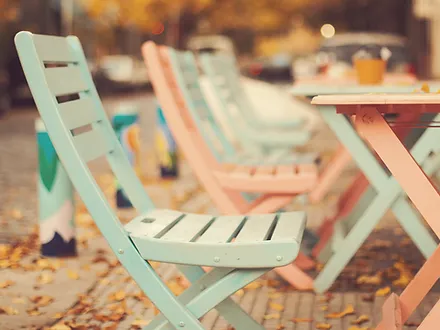 Cafe in Autumn
