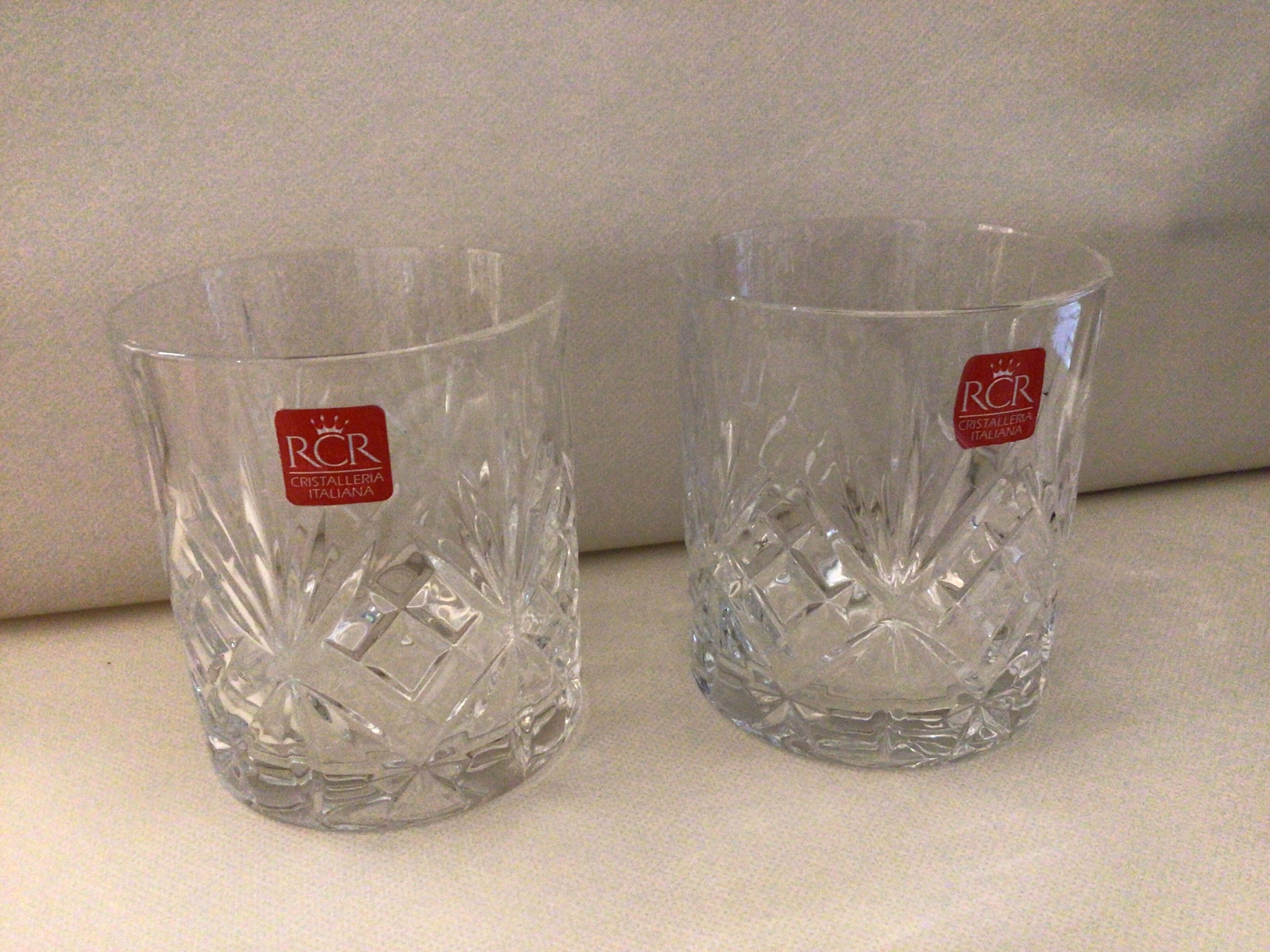 BICCHIERI INCISI ACQUA- WISKI RCR