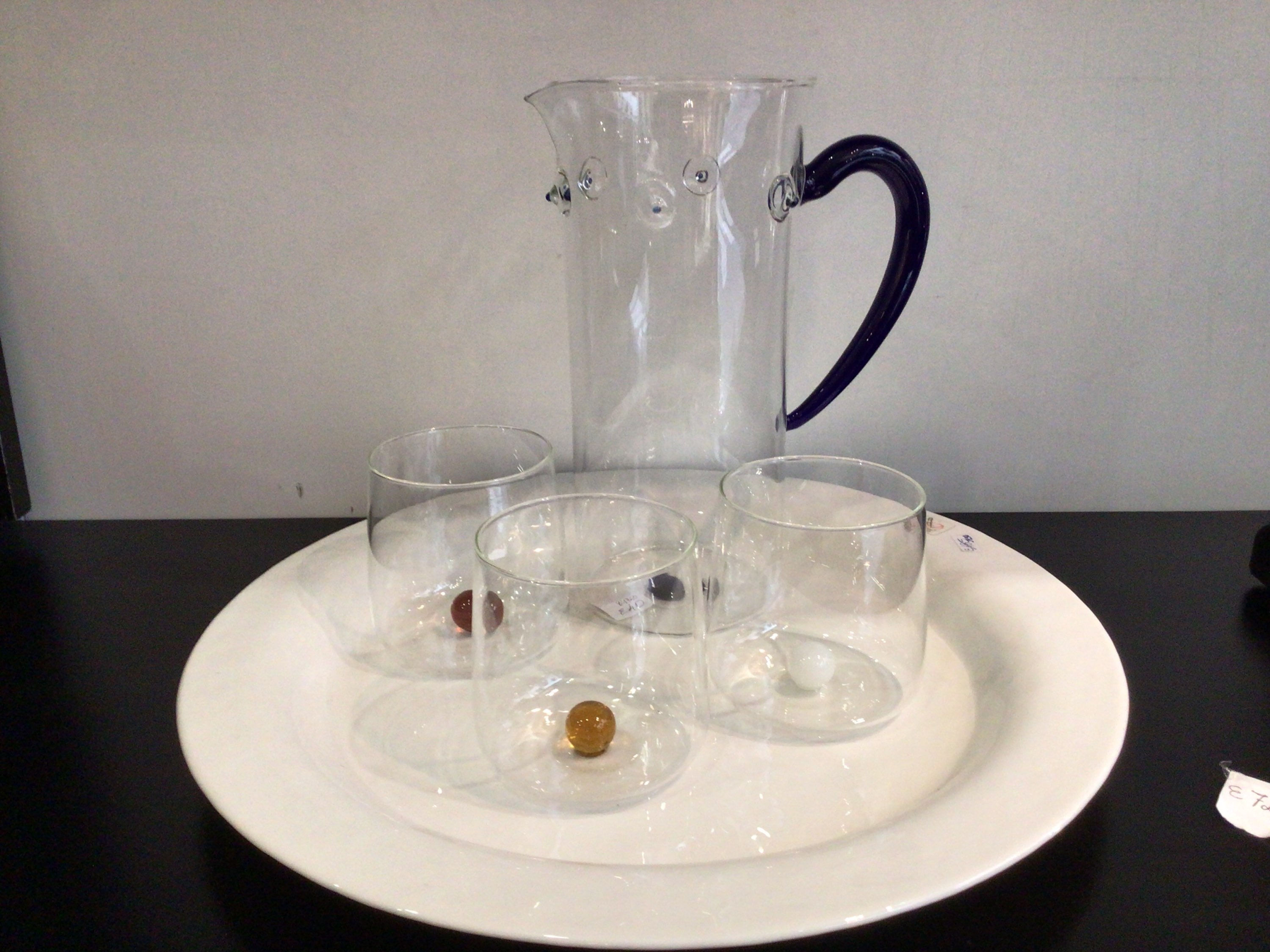  BICCHIERI HAND MADE in cristallo soffiato