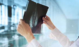 Doctor with Mammography