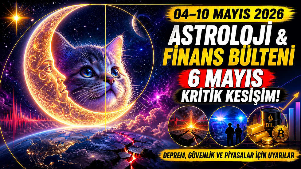 6 Mayıs Şoku: 04 - 10 Mayıs 2026 Astroloji & Finans Kesişimi! Bu Hafta Neler Olacak?
