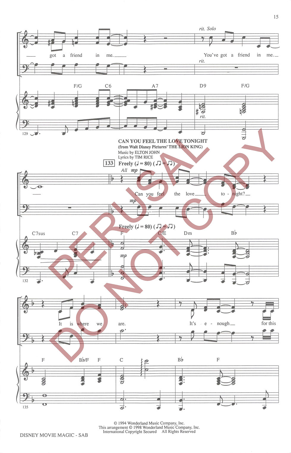 Thumbnail: Disney Movie Magic (A Choral Medley)
