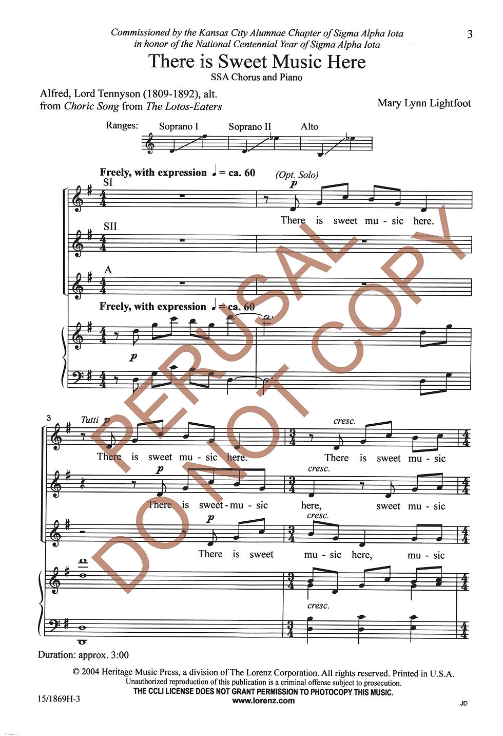 Thumbnail: There is Sweet Music Here