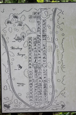 Layout of Petersburg