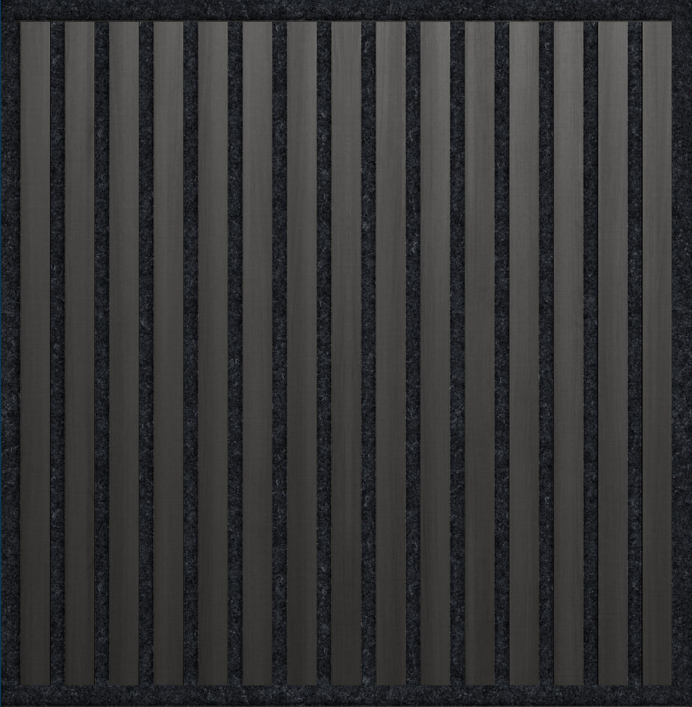 Thumbnail: CEILING PANEL | veneered, on black felt, 595x595