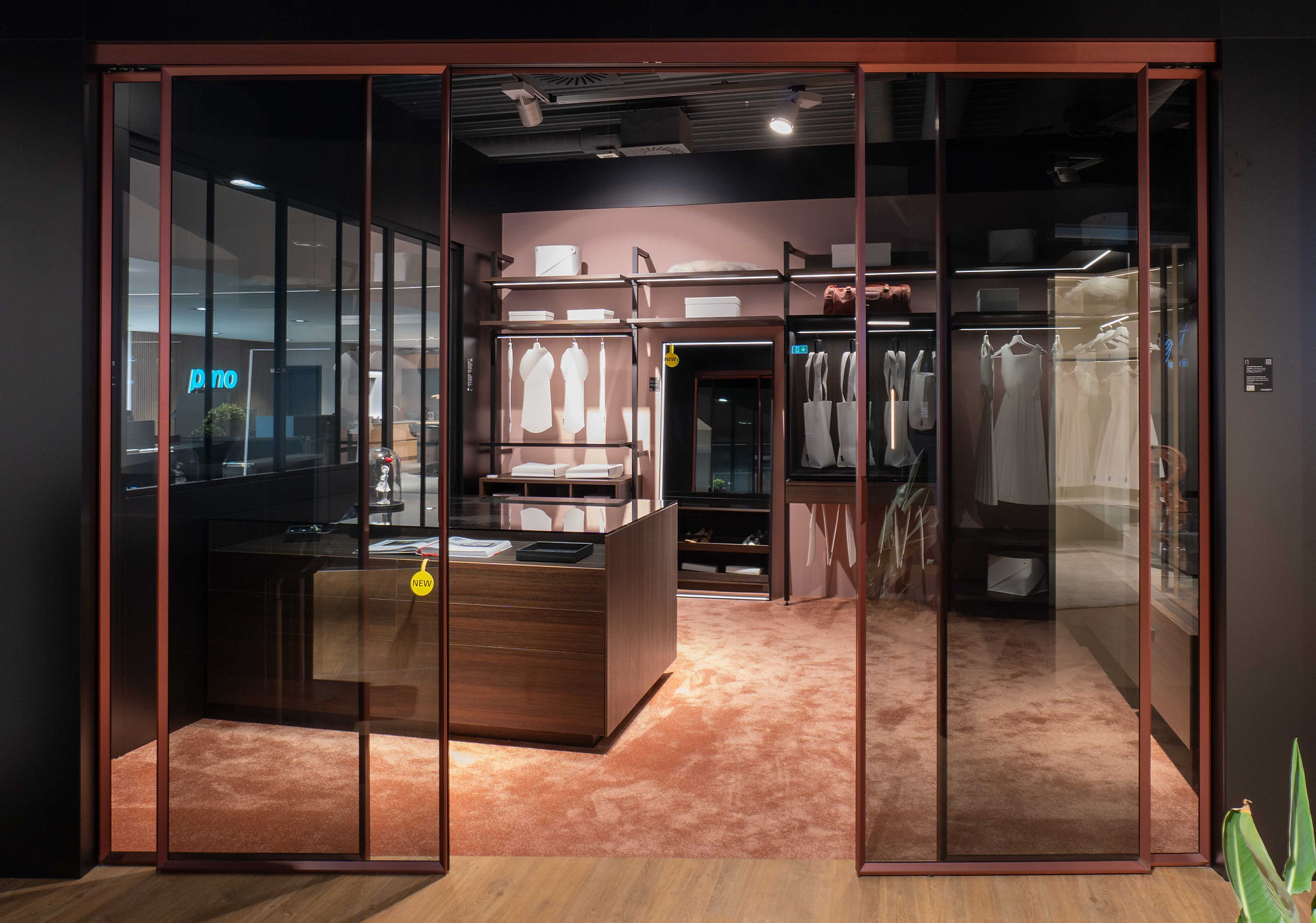 Raumplus Facet sliding doors with barrier-free AIR version