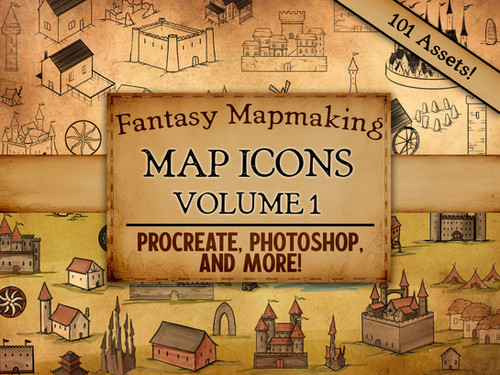 Map Icons Vol 1 Lizard Ink Studio Map Icons Vol 1 Lizard Ink Studio