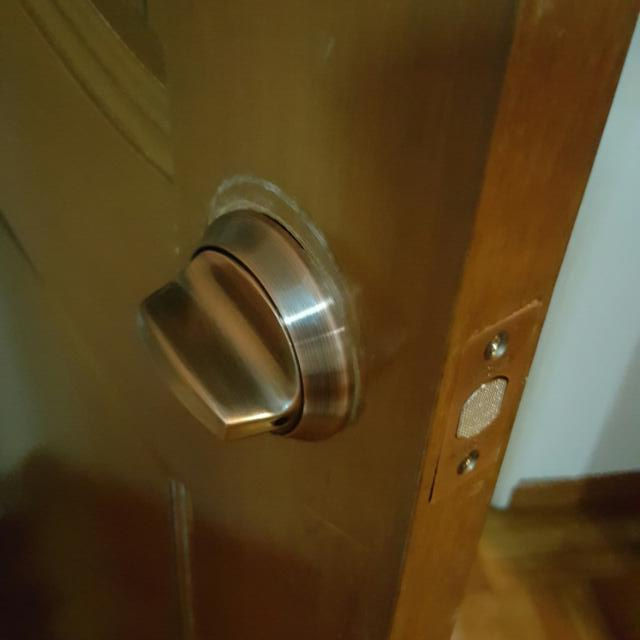 Thumbnail: Spin lock for HDB main door with installation