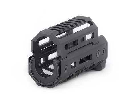 KPYK CRC 1U043 Black View — Professional black anodized short handguard for AKS-74U rifles.