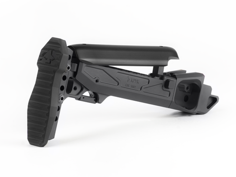 KPYK CRC 5002/9035-RPK Black — Rugged aluminum telescopic stock for RPK-74 providing adjustable length of pull.