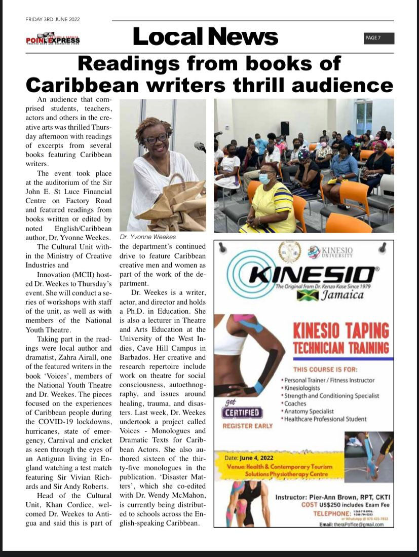 Launch of Pandemic Moments in Antigua