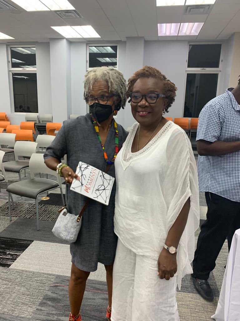 Antigua launch with Antiguan writer Brenda Browne