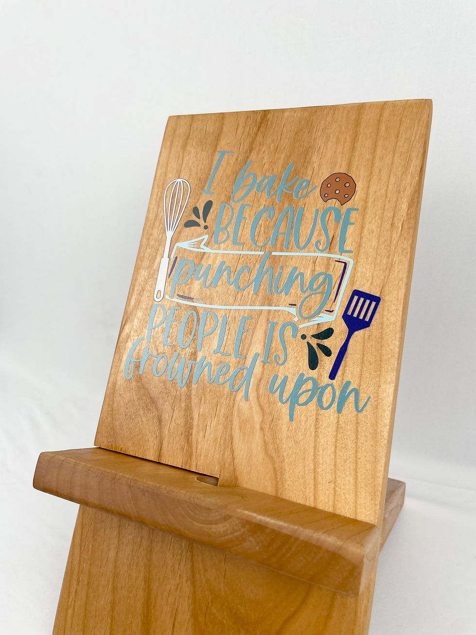 Thumbnail: Red Alder Wood Cookbook/IPad Easel