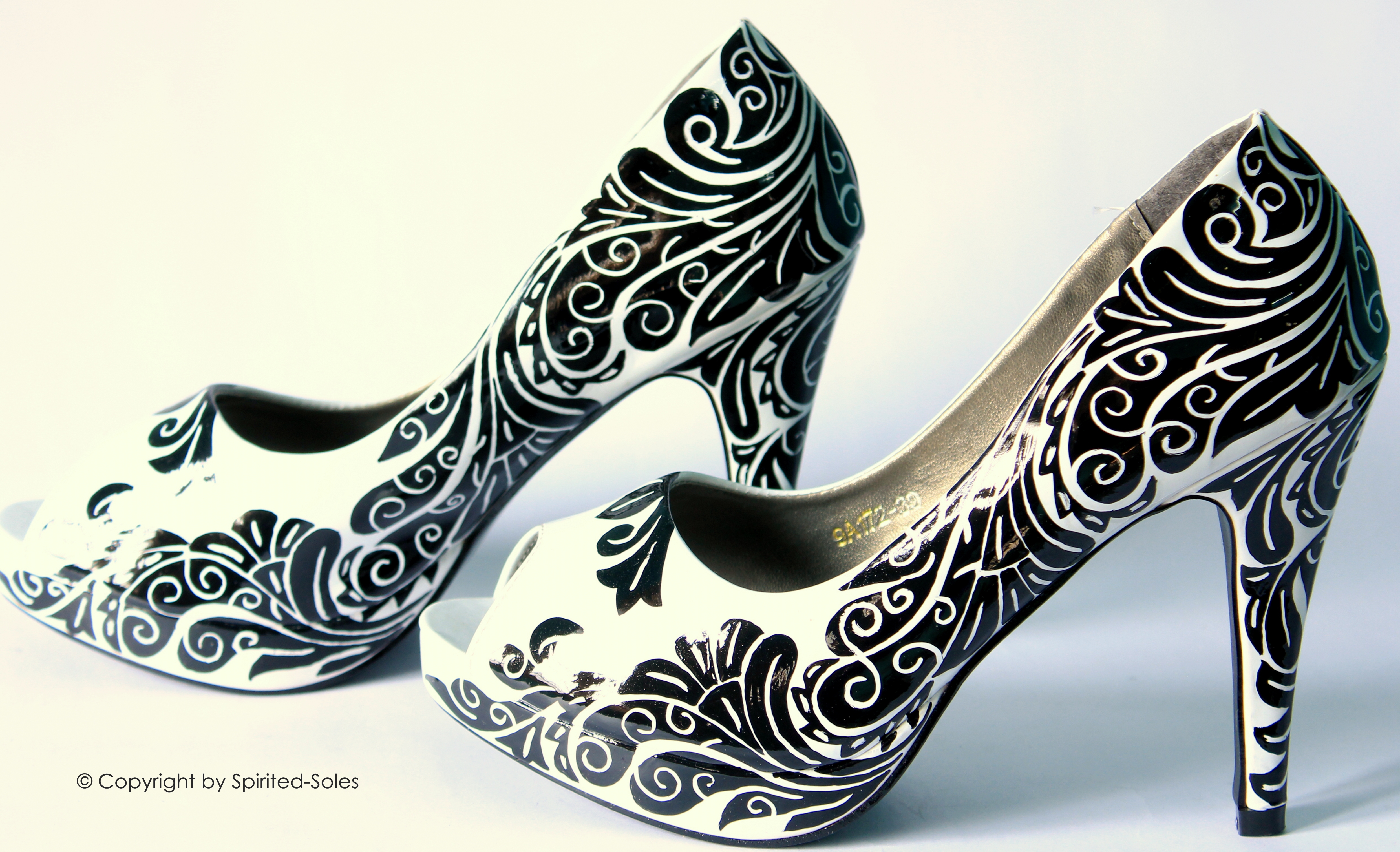 Custom Hand-Painted Shoes